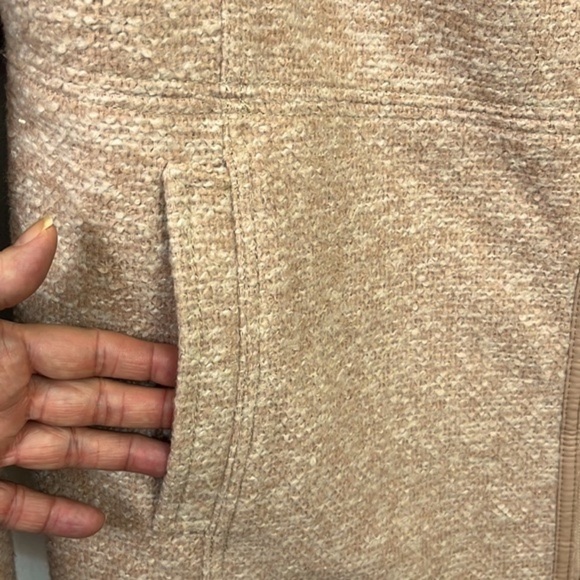 INC International Concepts asymmetrical zipper shawl collar warm jacket - Picture 5 of 9